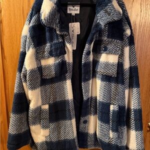 White Mark Navy Jacket